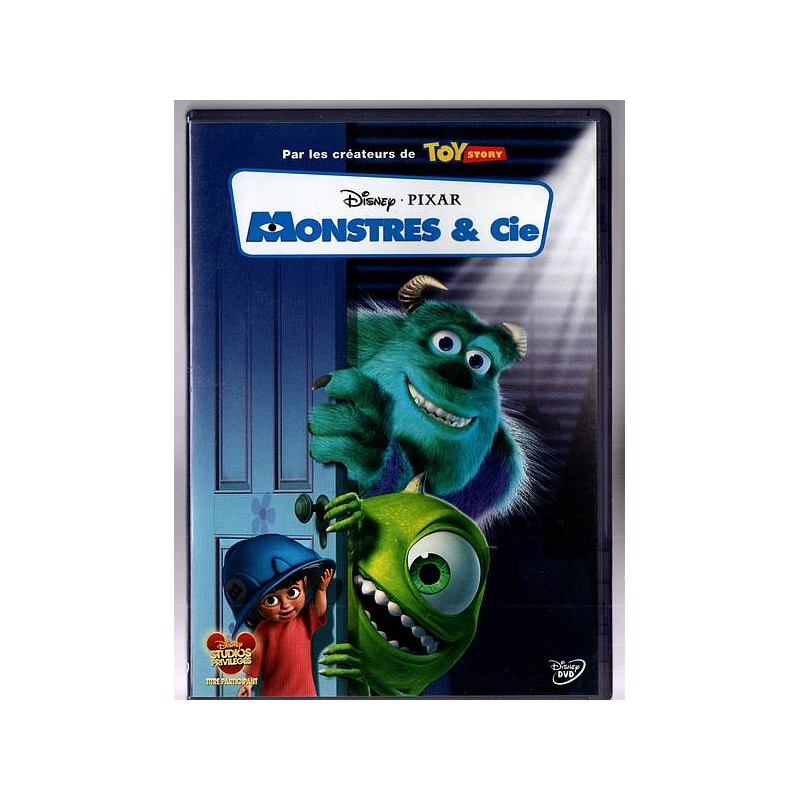 Le film dePete Docter, David Silverman & Lee Unkrich : Monstres & Cie est en stock en dvd au magasin Ciel rouge à Dijon