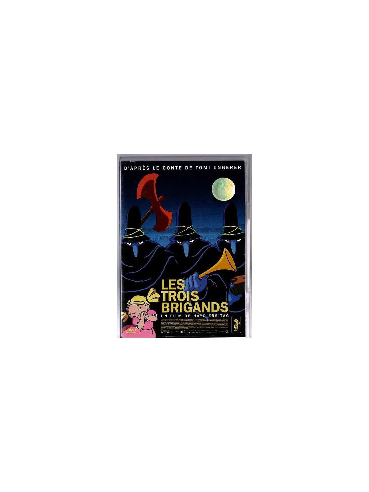 Le film deHayo Freitag : Les trois brigands est en stock en dvd au magasin Ciel rouge à Dijon