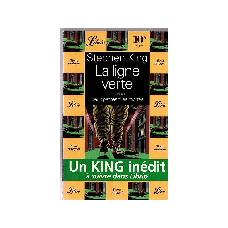 La partie 1 du livre fantastique La ligne verte de Stephen King est disponible en occasion à Ciel rouge Dijon