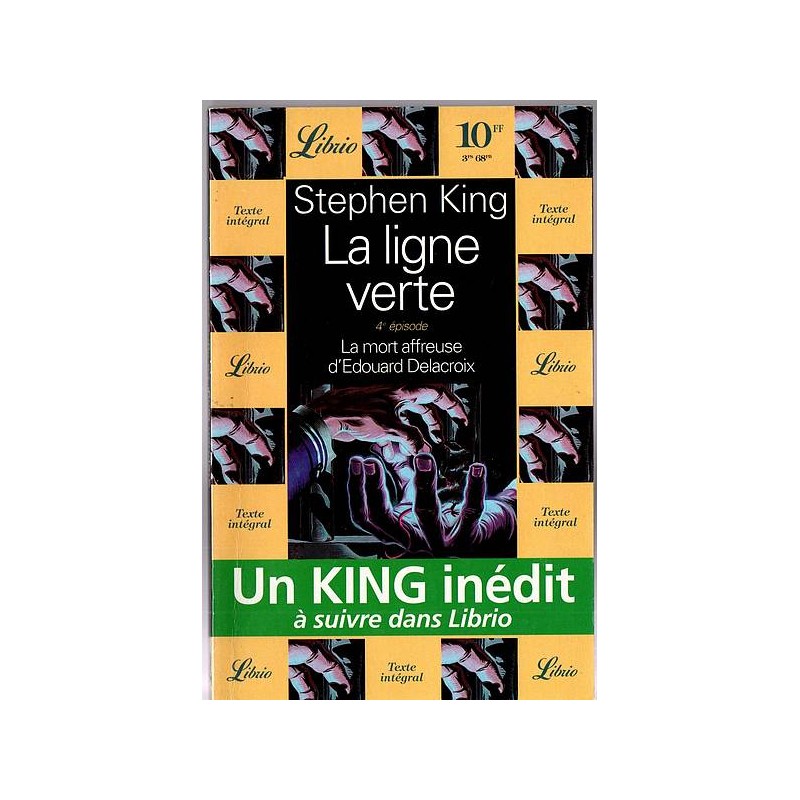 La partie 4 du livre fantastique La ligne verte de Stephen King est disponible en occasion à Ciel rouge Dijon