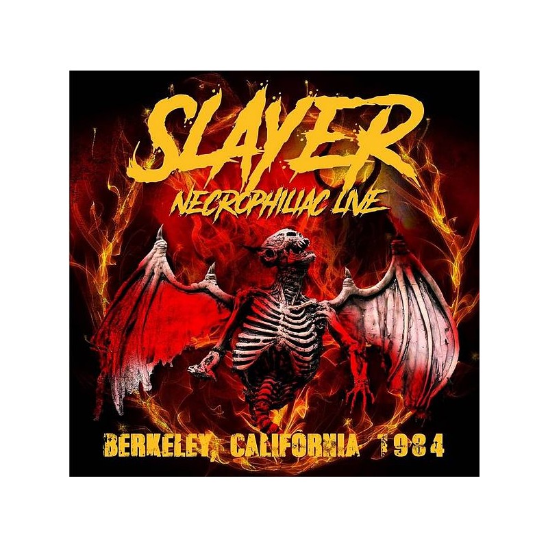 Le disque de Slayer : Necrophiliac live – Berkeley, California 1984 est en stock en CD à Ciel rouge, disquaire à Dijon