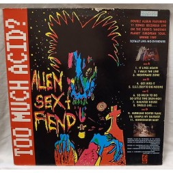 Le vinyle de Alien sex fiend : Too much acid est disponible à Ciel rouge, disquaire indépendant à Dijon
