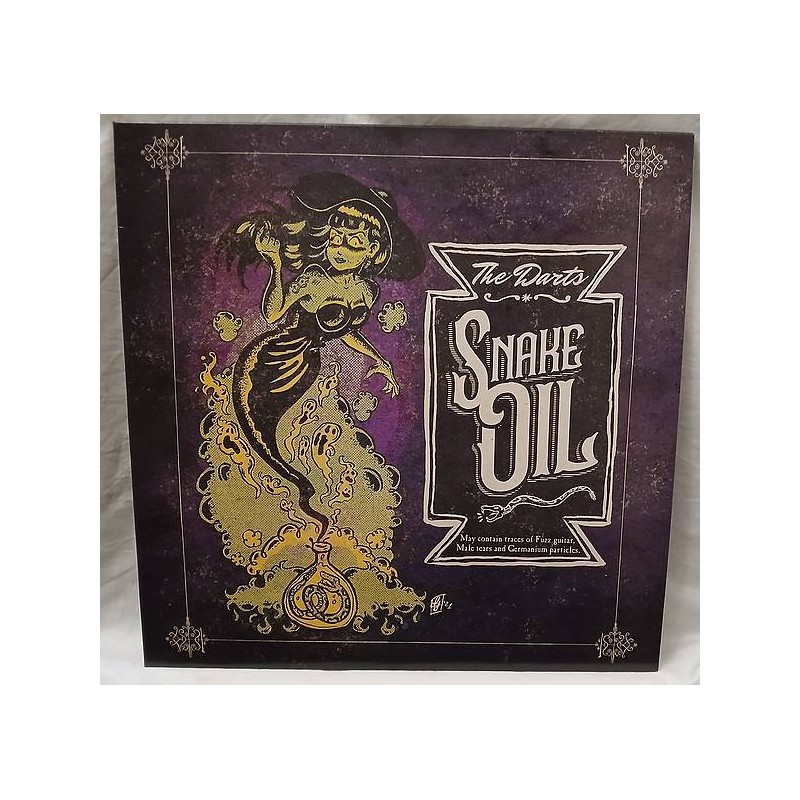 Le vinyle de The darts : Snake oil est disponible à Ciel rouge, disquaire indépendant à Dijon