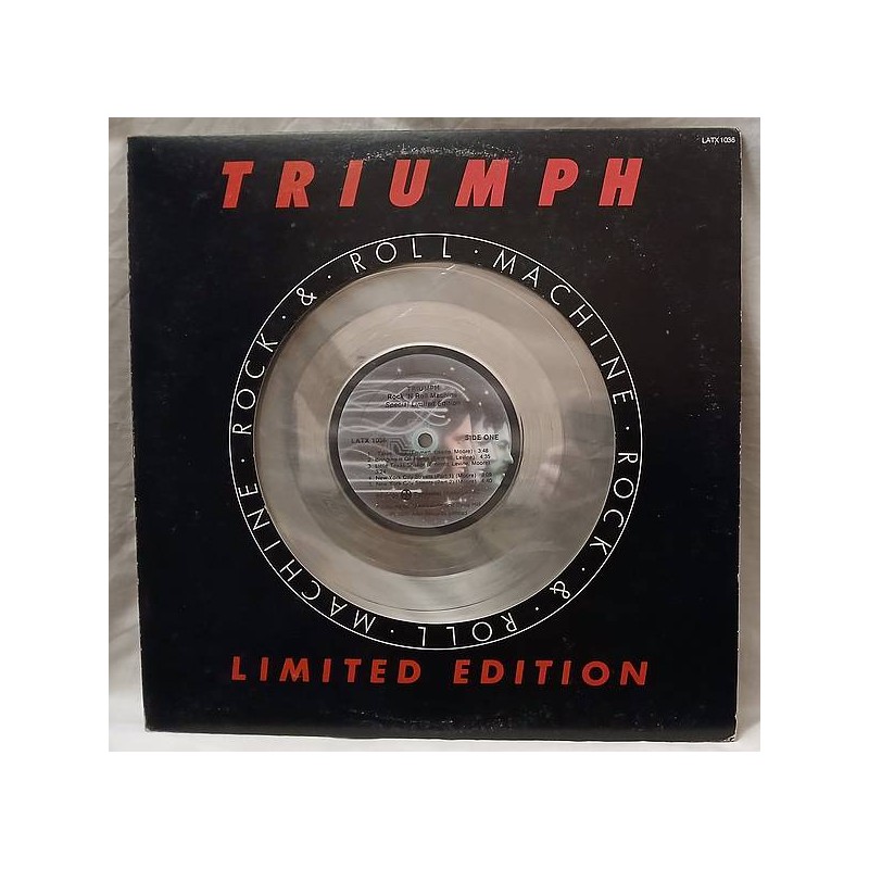 Le vinyle de Triumph : Rock & roll machine est disponible à Ciel rouge, disquaire indépendant à Dijon