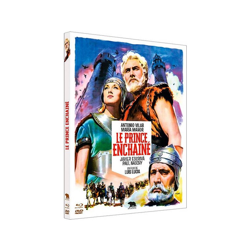 Le combo blu-ray Dvd fantasy Le prince enchaine de Luis Lucia est disponible à Ciel rouge Dijon