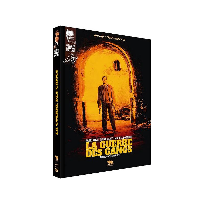 Le combo dvd blu-ray cd de La guerre des gangs de Lucio Fulci est disponible à Ciel rouge Dijon