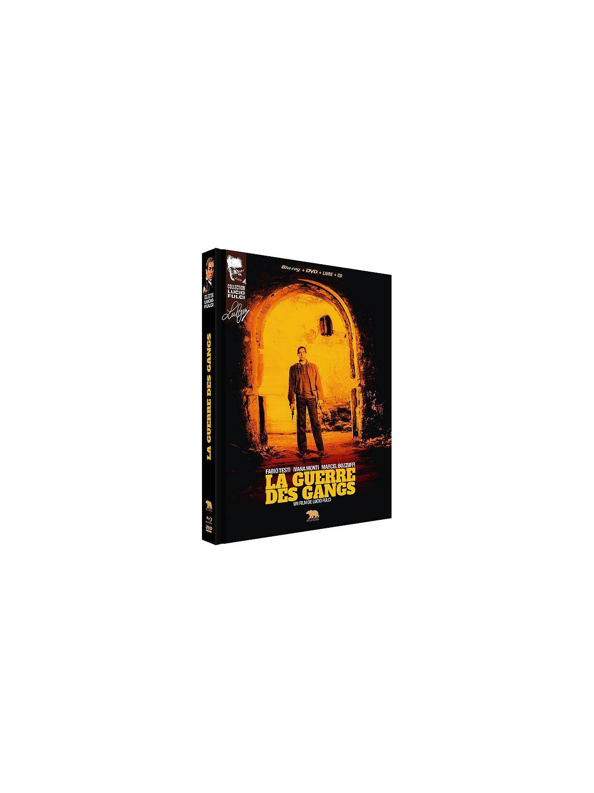 Le combo dvd blu-ray cd de La guerre des gangs de Lucio Fulci est disponible à Ciel rouge Dijon