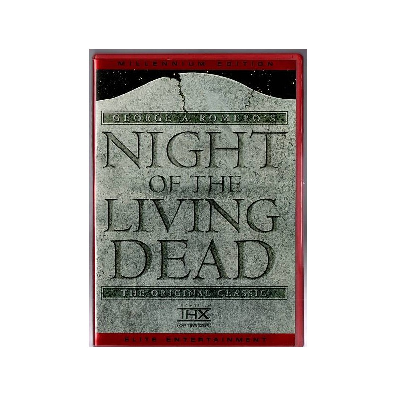 Le film de George A. Romero : Night of the living dead est en stock en dvd à la boutique Ciel rouge à Dijon