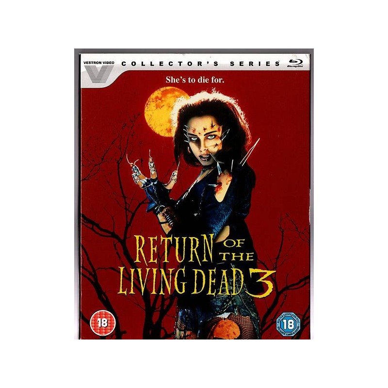 Le film de Brian Yuzna : Return of the living dead 3 est en stock en blu-ray à la boutique Ciel rouge à Dijon