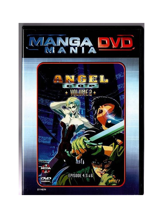 Le film de Angel cop volume 2 est en stock en dvd à la boutique Ciel rouge à Dijon
