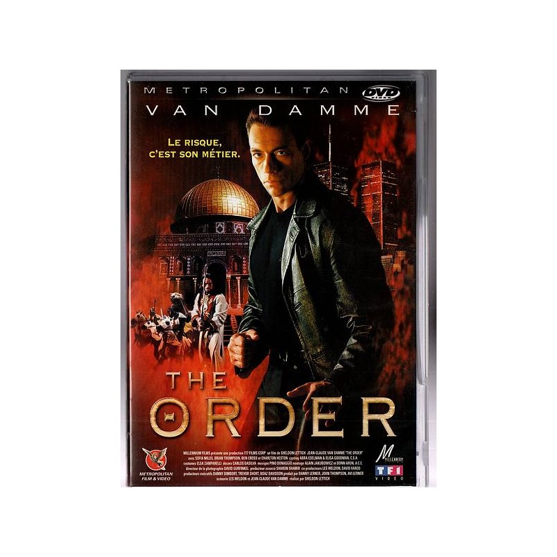 Le film de Sheldon Lettich : The order est en stock en dvd à la boutique Ciel rouge à Dijon