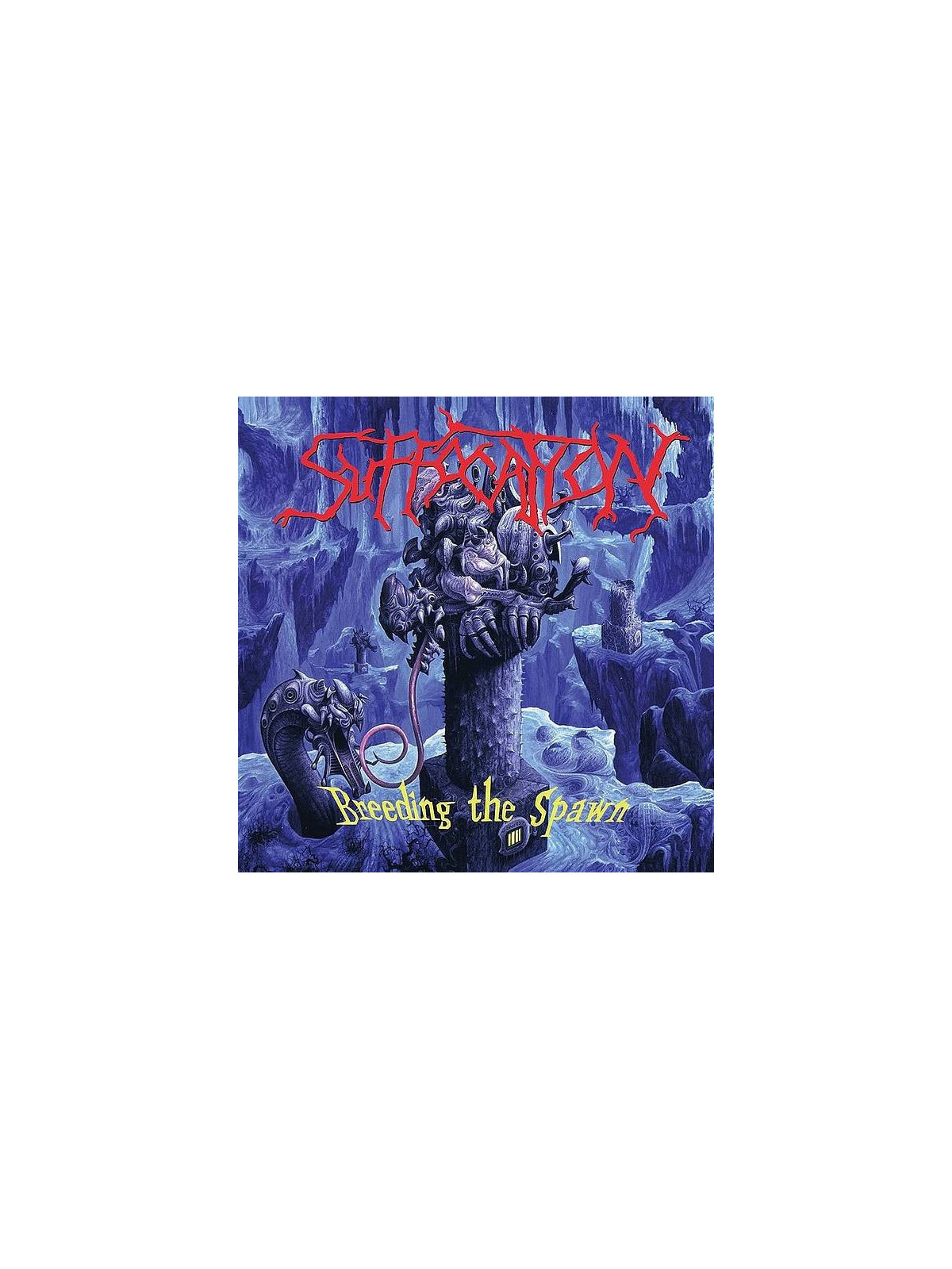 Le disque de Suffocation : Breeding the spawn est disponible en vinyle à Ciel rouge, disquaire à Dijon
