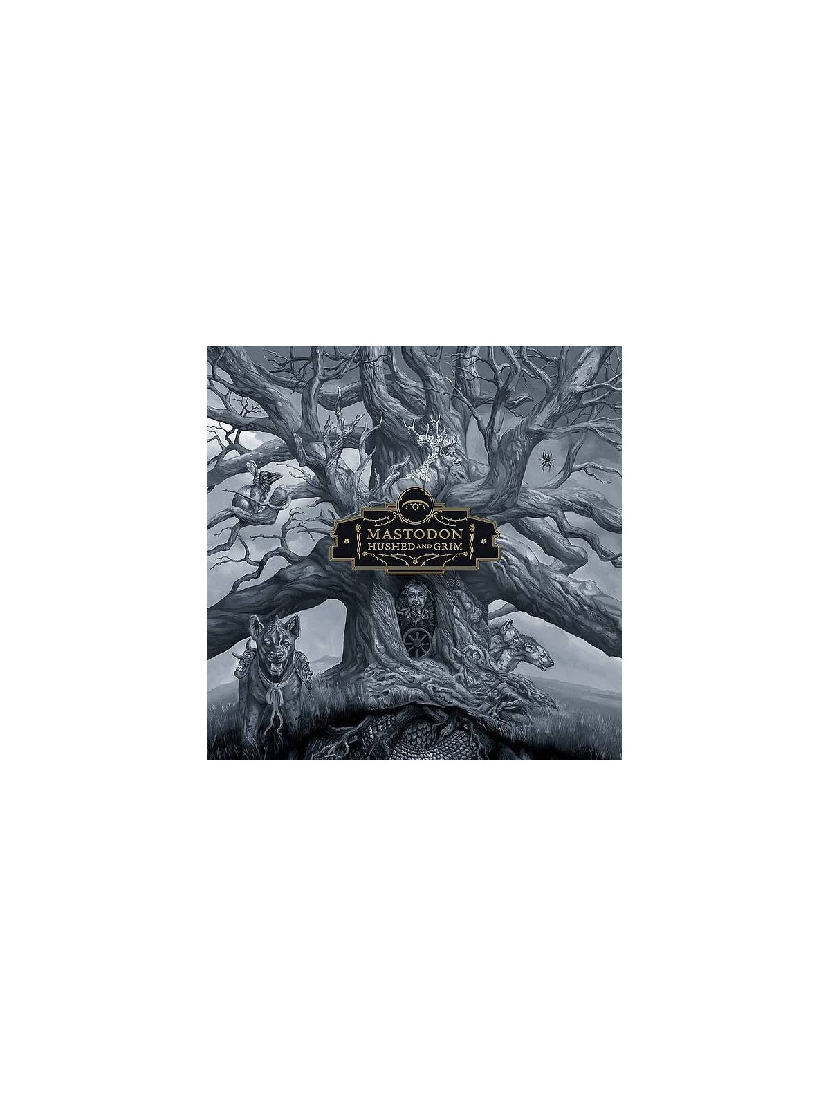 Le disque de Mastodon : Hushed and grim est disponible en CD à Ciel rouge, disquaire à Dijon