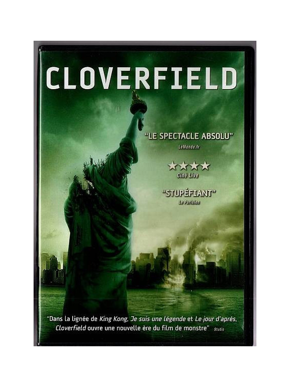 Le film deMatt Reeves : Cloverfield est en stock en DVD à Ciel rouge, magasin à Dijon