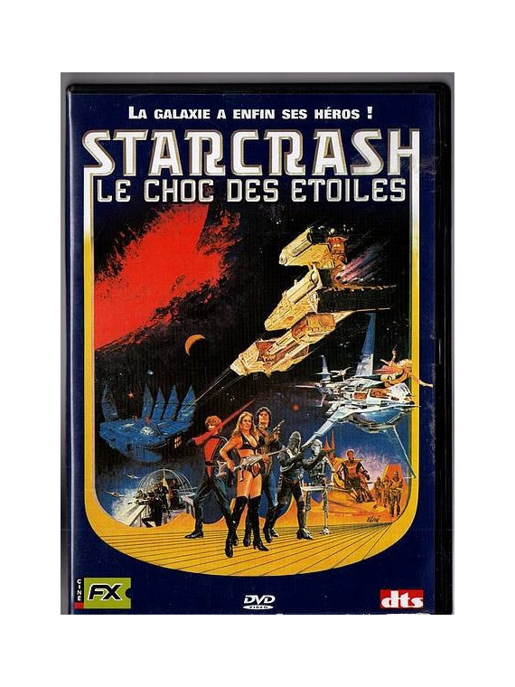 Le film de Luigi Cozzi : Starcrash – le choc des étoiles est en stock en DVD à Ciel rouge, magasin à Dijon