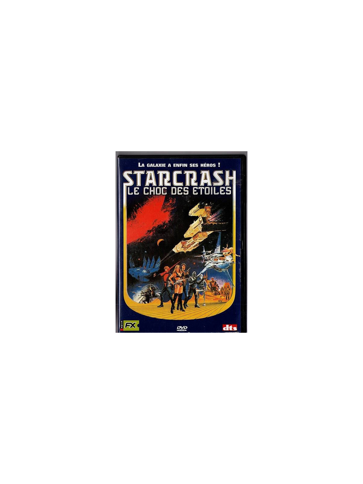 Le film de Luigi Cozzi : Starcrash – le choc des étoiles est en stock en DVD à Ciel rouge, magasin à Dijon