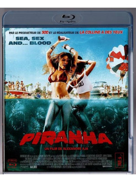 Le film de Alexandre Aja : Piranha est en stock en Blu-ray à Ciel rouge, magasin à Dijon