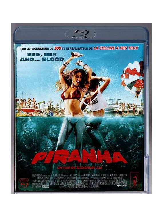 Le film de Alexandre Aja : Piranha est en stock en Blu-ray à Ciel rouge, magasin à Dijon