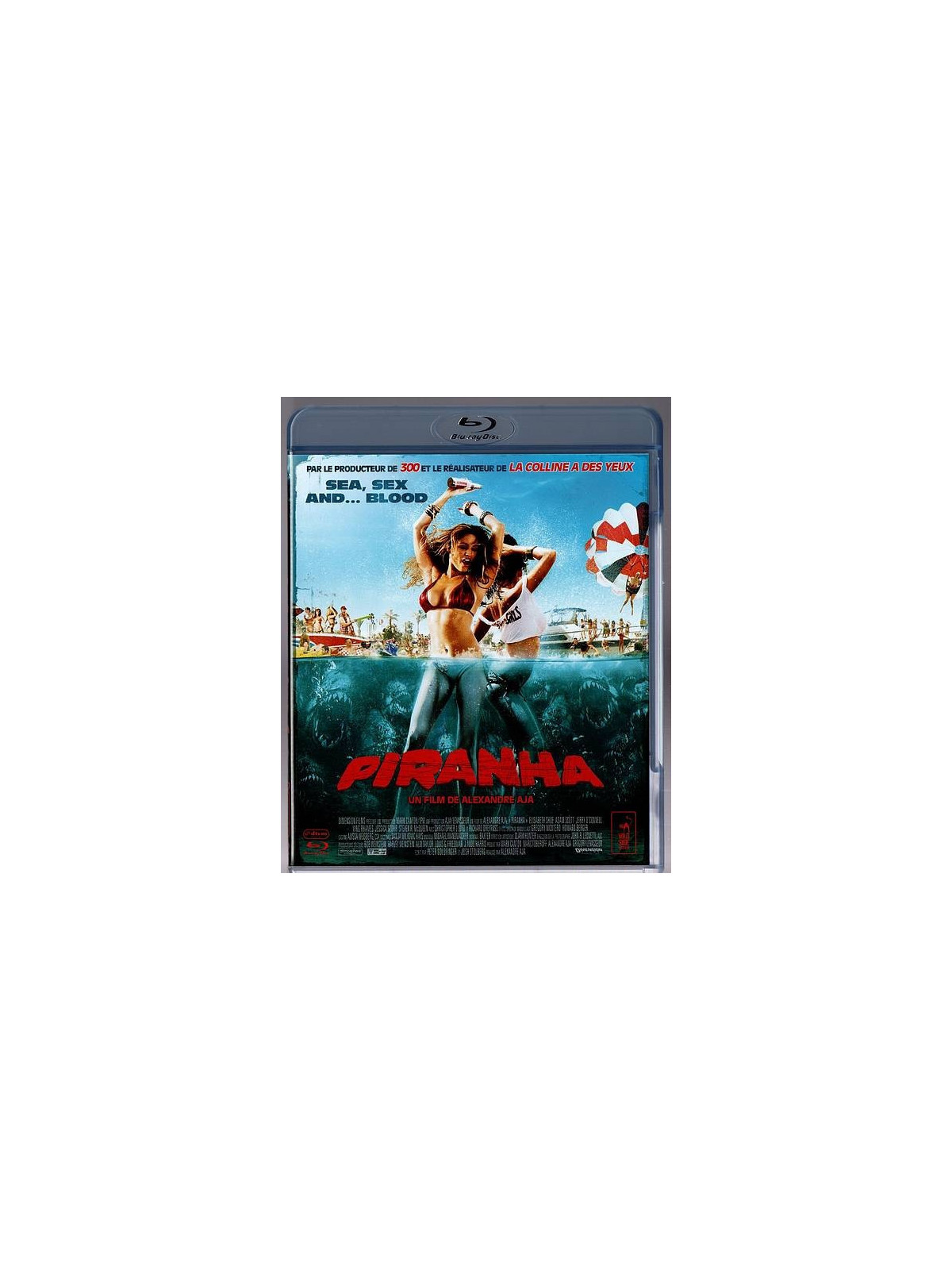 Le film de Alexandre Aja : Piranha est en stock en Blu-ray à Ciel rouge, magasin à Dijon