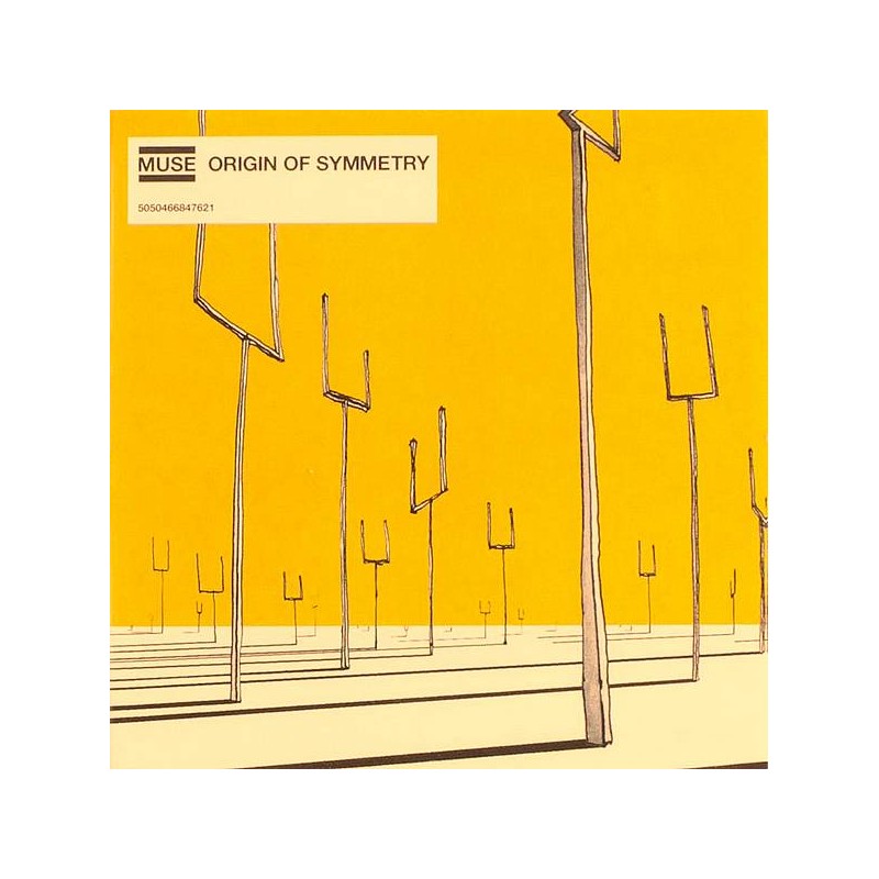 Le cd rock Origin of symmetry de Muse est disponible à Ciel rouge Dijon