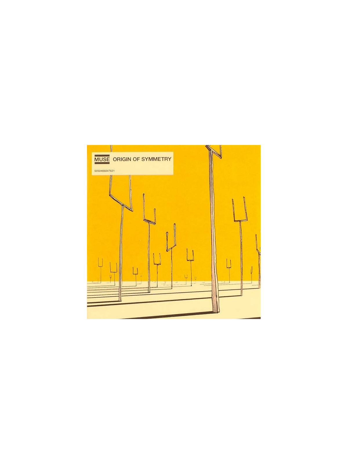 Le cd rock Origin of symmetry de Muse est disponible à Ciel rouge Dijon