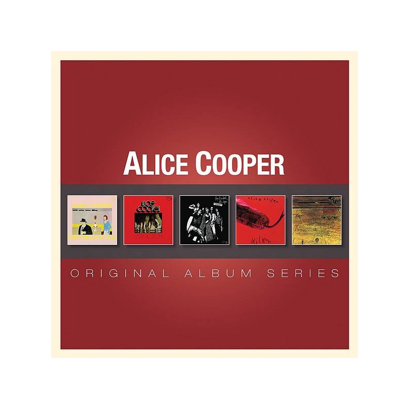 Le coffret original album series avec 5 cd de Alice Cooper est disponible à Ciel rouge Dijon