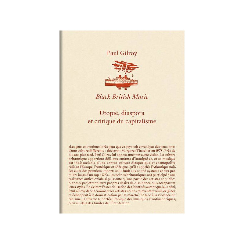 Le livre de musique Black British music de Paul Gilroy est disponible à Ciel rouge Dijon