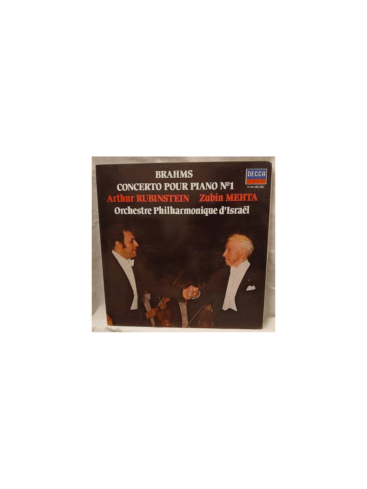 Le disque de Johannes Brahms : Concerto pour piano N°1 est disponible en vinyle à Ciel rouge, disquaire indépendant en Bourgogne