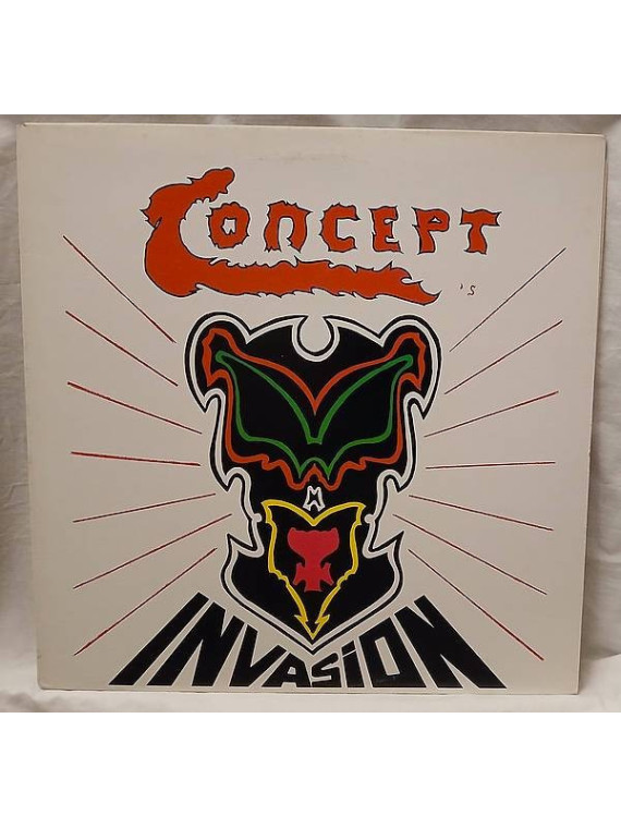 Le disque de Concept : Invasion est disponible en vinyle à Ciel rouge, disquaire indépendant en Bourgogne