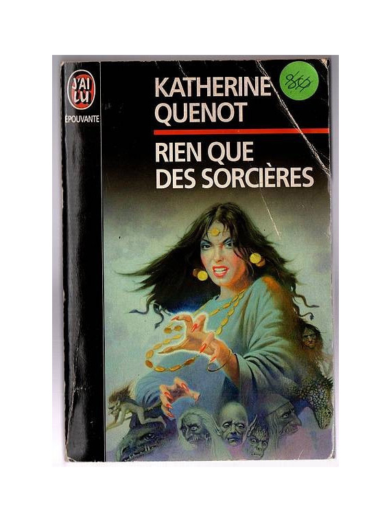 Le livre de Katherine Quenot : Rien que des sorcières est disponible à la librairie Ciel rouge de Dijon