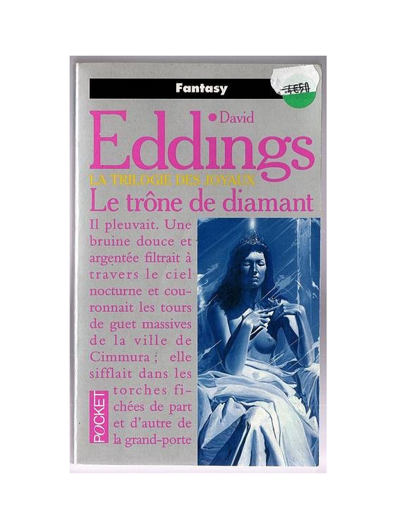 Le livre de David Eddings : La trilogie des joyaux 1 : le trône de diamant est disponible à la librairie Ciel rouge de Dijon