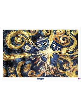 l'Affiche Doctor Who : Exploding Tardis est en stock à la boutique ciel rouge à dijon