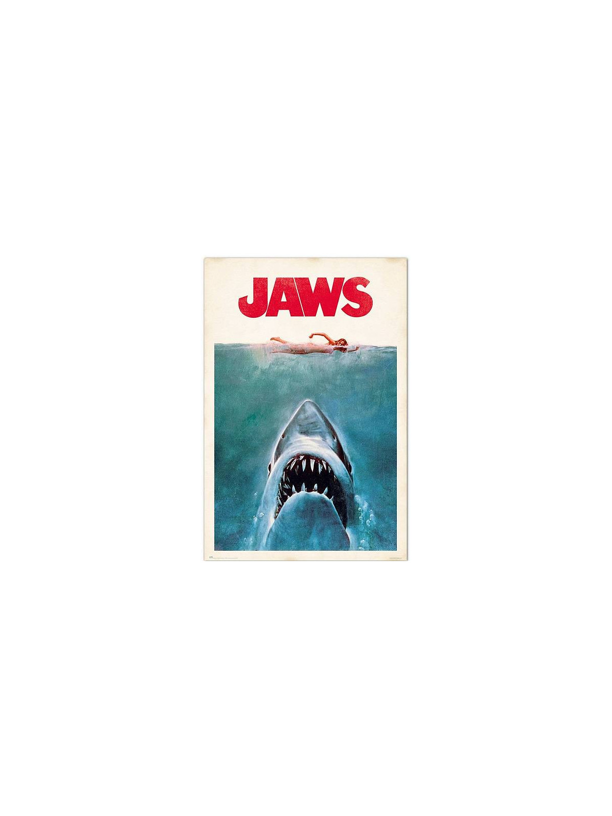 l'Affiche Jaws / Les dents de la mer est en stock au magasin ciel rouge situé au centre-ville de dijon