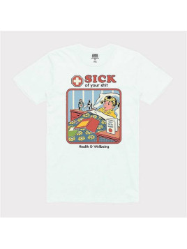le T-shirt Steven Rhodes : Sick of your shit est en stock au magasin ciel rouge à dijon