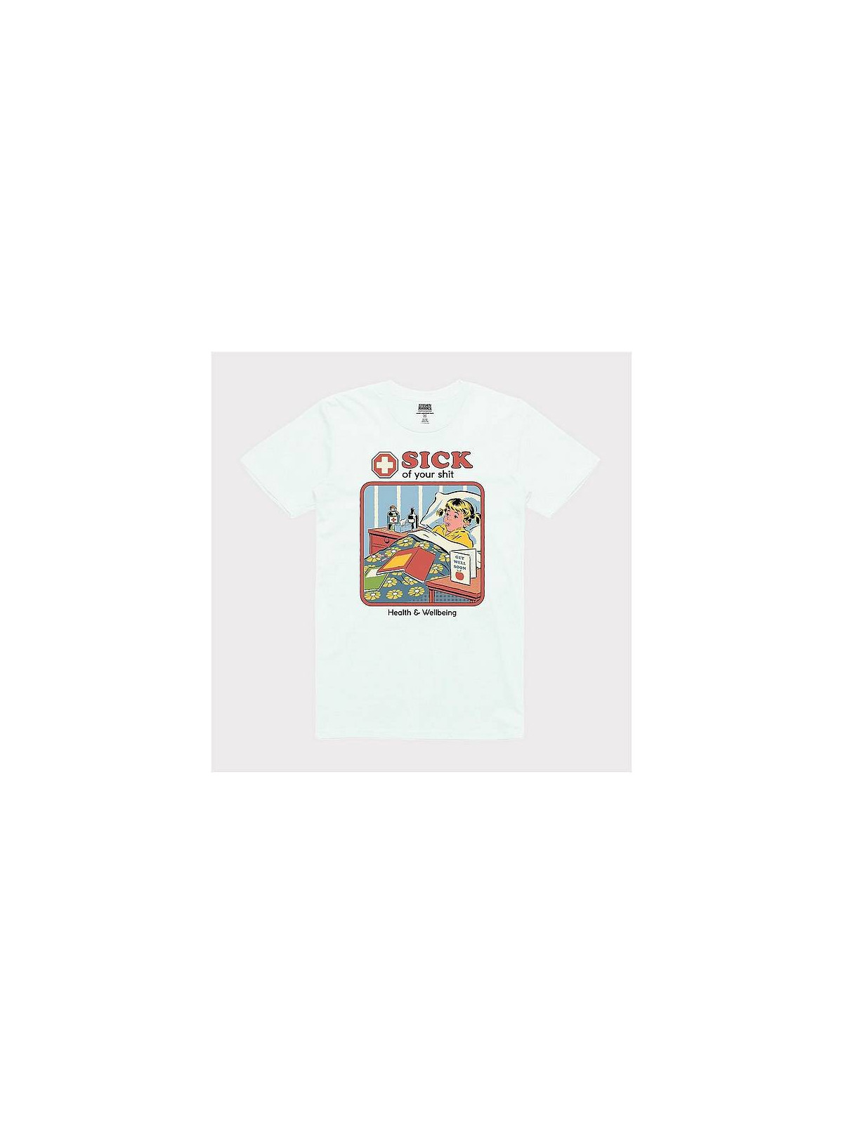 le T-shirt Steven Rhodes : Sick of your shit est en stock au magasin ciel rouge à dijon