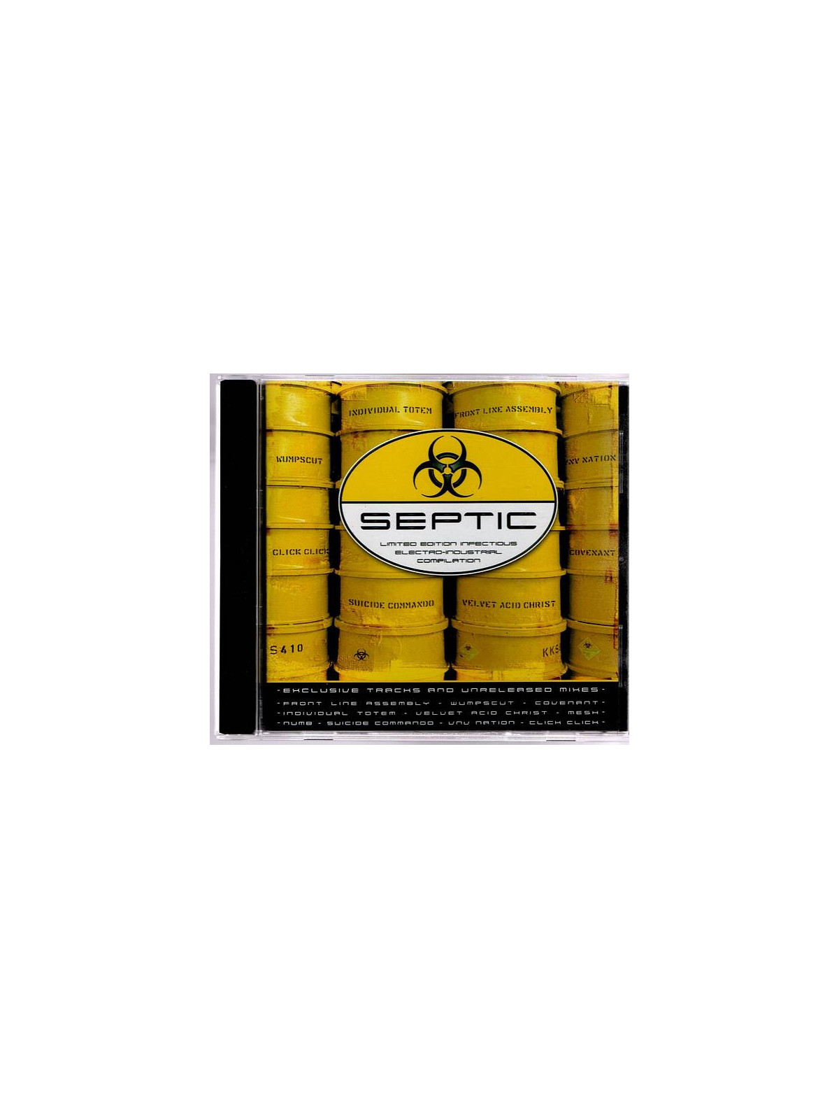 La compilation electro-indus Septic est disponible en cd d'occasion à Ciel rouge Dijon