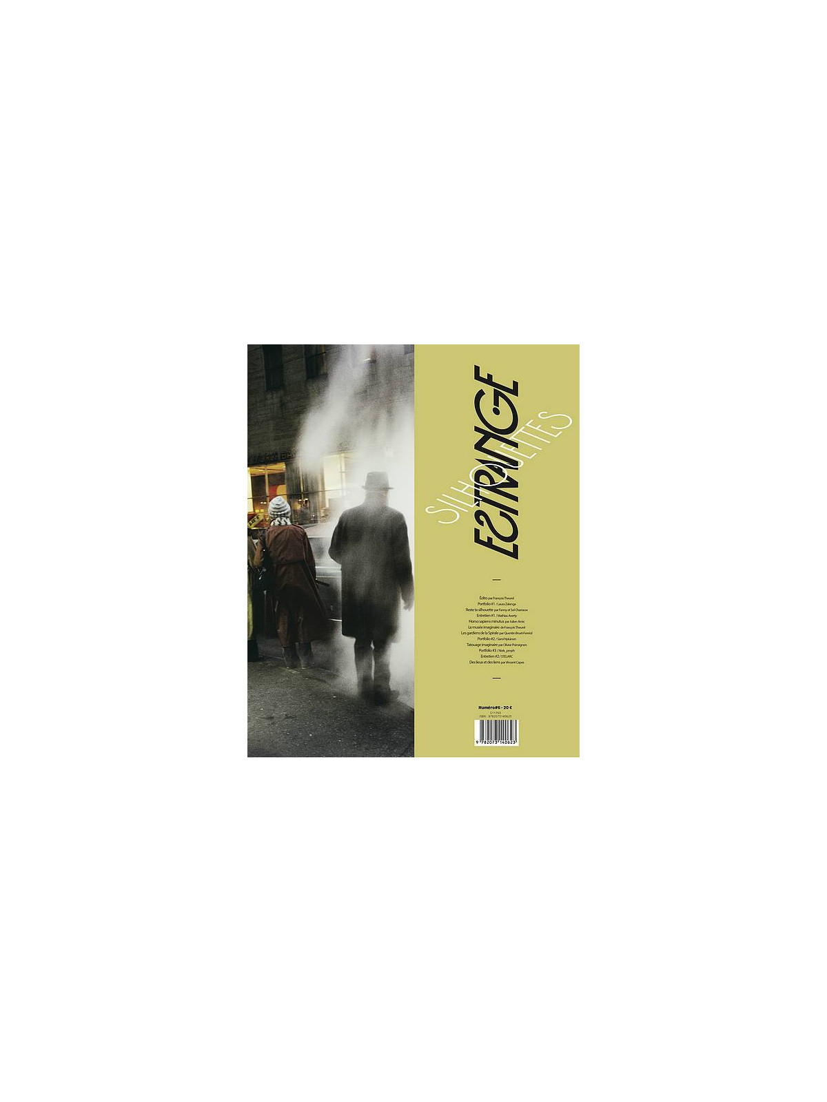 La revue Estrange 6 silhouettes est disponible à Ciel rouge Dijon
