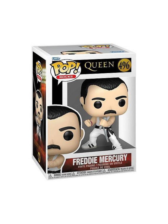 La figurine funko pop à l'effigie de Freddie Mercury du groupe Queen est disponible à Ciel rouge Dijon