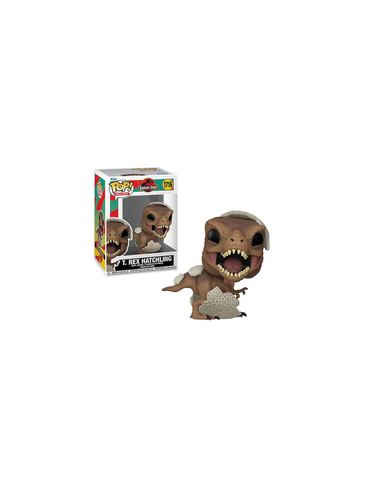 La figurine pop dinosaure T.Rex hatchling de l'univers Jurassic Park est disponible à Ciel rouge Dijon