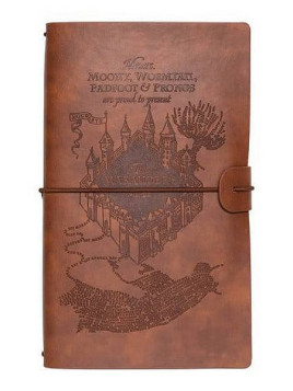 Le carnet de voyage Marauder's map de l'univers Harry Potter est disponible à Ciel rouge Dijon