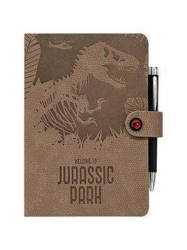 Le carnet dinosaure avec son stylo de l'univers Jurassic Park est disponible à Ciel rouge Dijon