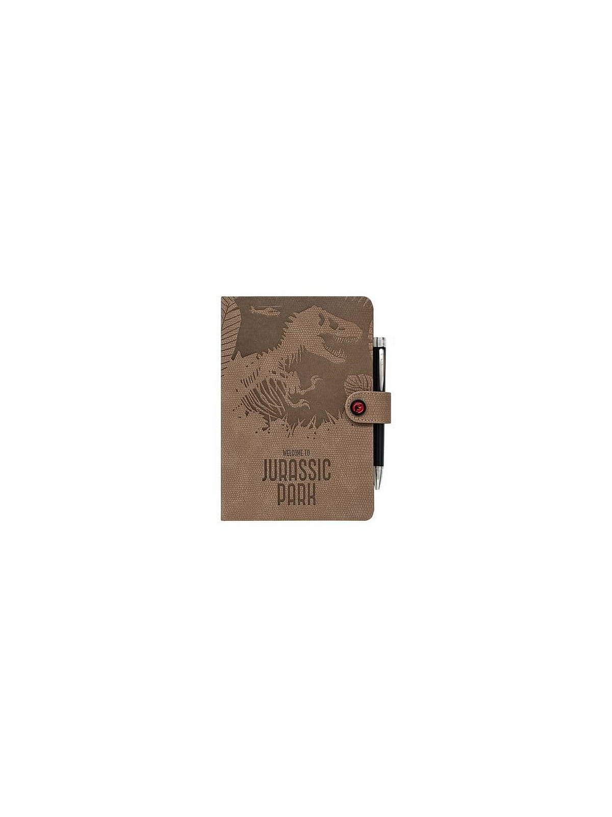 Le carnet dinosaure avec son stylo de l'univers Jurassic Park est disponible à Ciel rouge Dijon