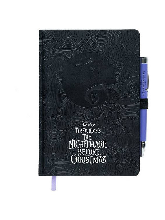 Le carnet avec son stylo Nightmare before Christmas de Burton est disponible à Ciel rouge Dijon