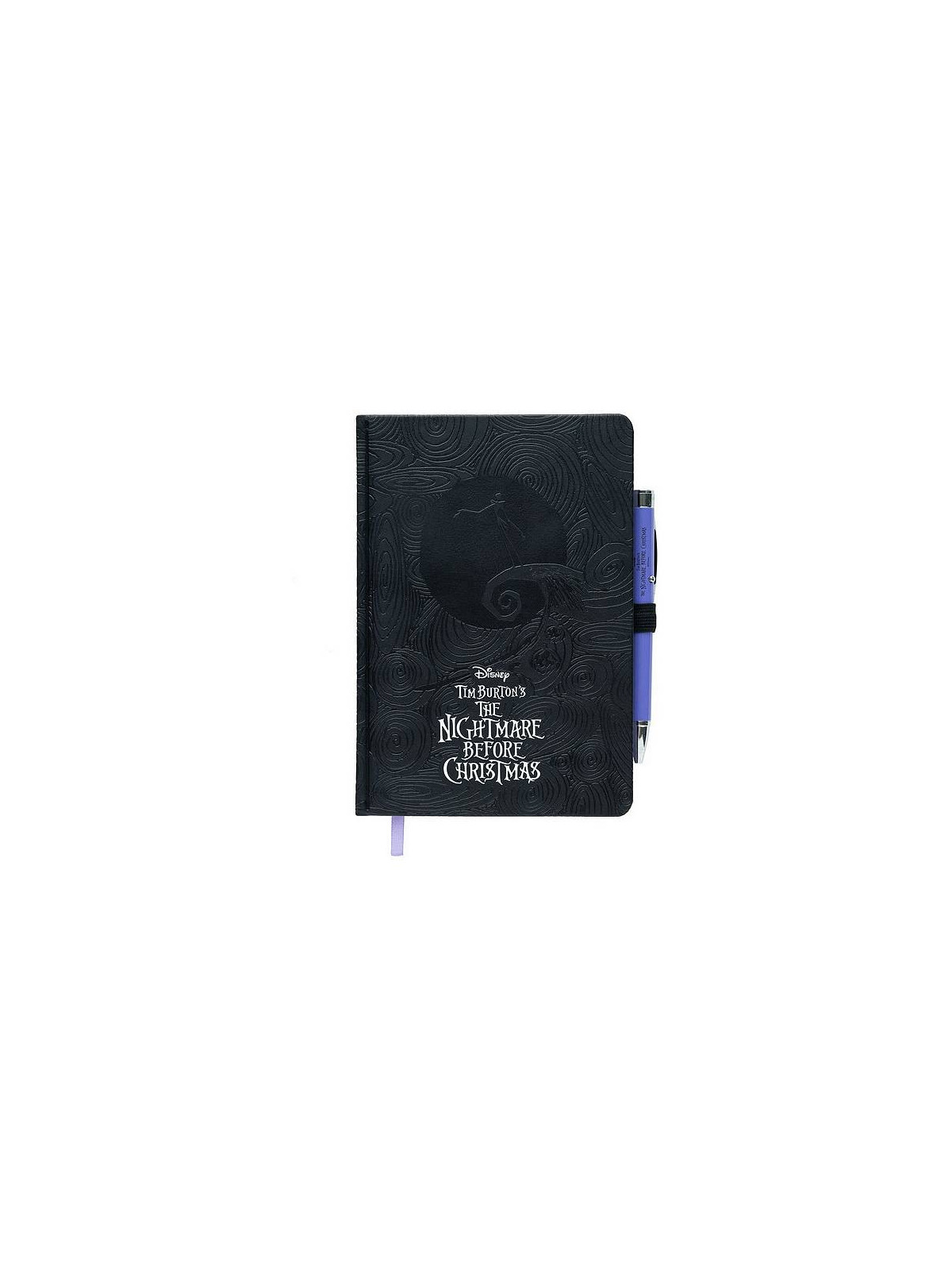 Le carnet avec son stylo Nightmare before Christmas de Burton est disponible à Ciel rouge Dijon