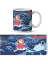 Le mug Ponyo sur la falaise de l'univers Ghibli/Miyazaki est disponible à Ciel rouge Dijon