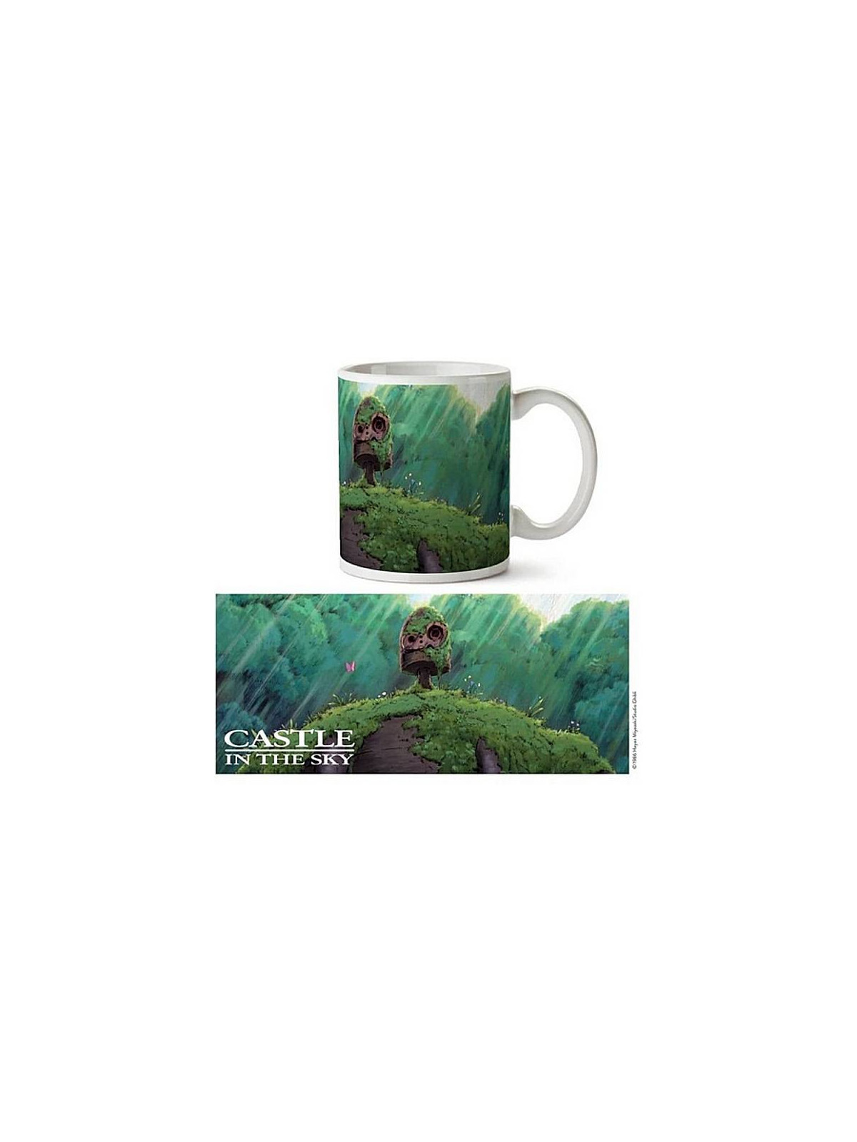 Le mug Le château dans le ciel de l'univers Ghibli/Miyazaki est disponible à Ciel rouge Dijon