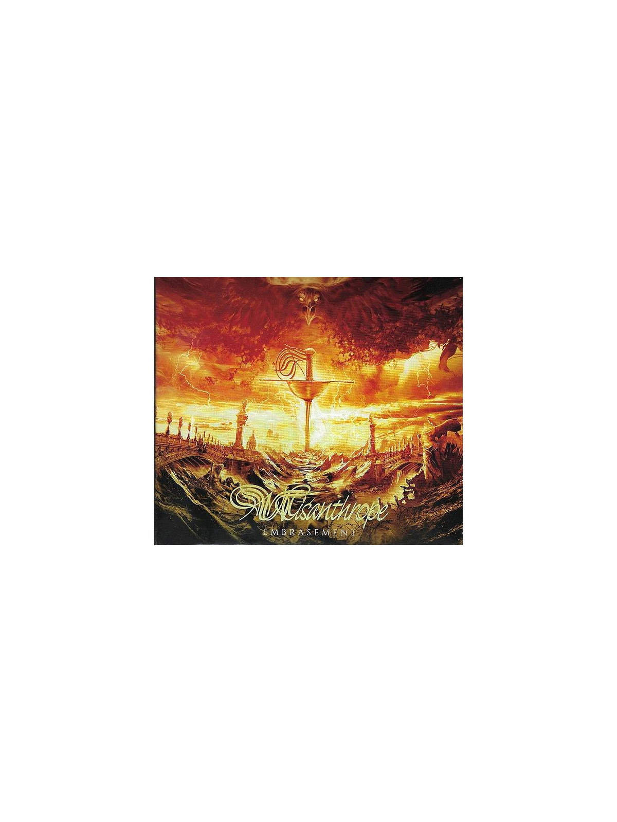 Le cd death metal progressif Embrasement de Misanthrope est disponible à Ciel rouge Dijon