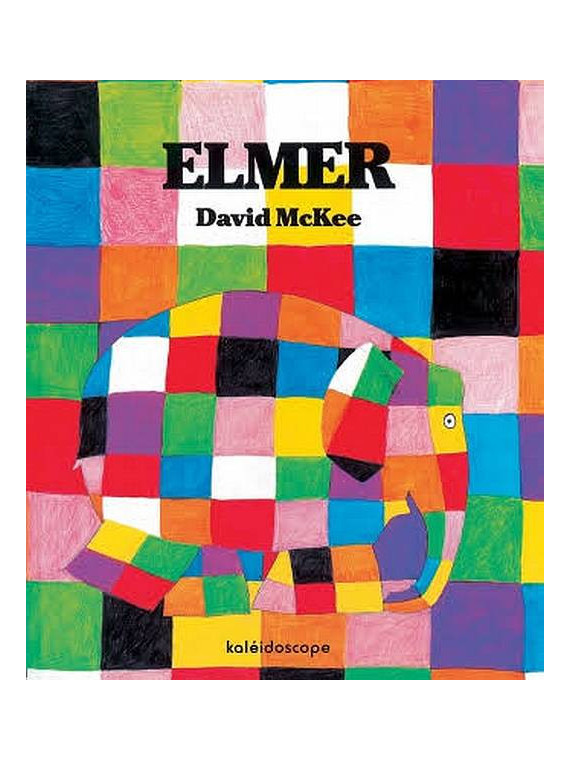 Le beau livre jeunesse Elmer de David Mckee est disponible à Ciel rouge Dijon