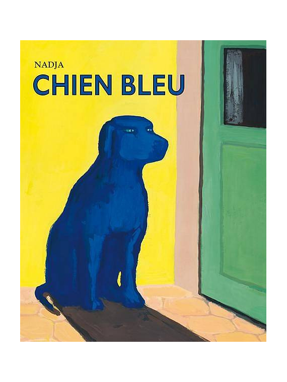 Le beau livre jeunesse Chien bleu de Nadja est disponible à Ciel rouge Dijon