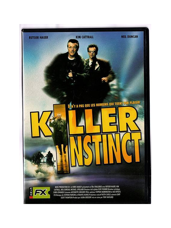 Le dvd sf Killer instinct de Tony Mayland est disponible en occasion à Ciel rouge Dijon